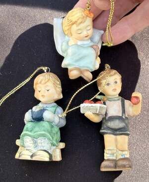 Vintage Studio Hummel Goebel Christmas Ornaments Set Of 3 EUC -LO34/2